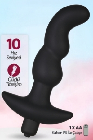 Premium Silikon 10 Farklı Titreşim Ritimli Prostat Vibratörü Anal Uyarıcı Güçlü Titreşimli Vibratör
