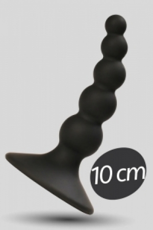Yüksek Kalite 10 cm Silikon Boğumlu Anal Alıştırıcı Plug
