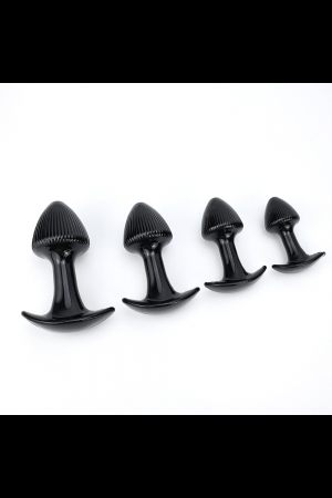 Yumuşak Jel Dokuda 4 Parça Anal Plug Seti