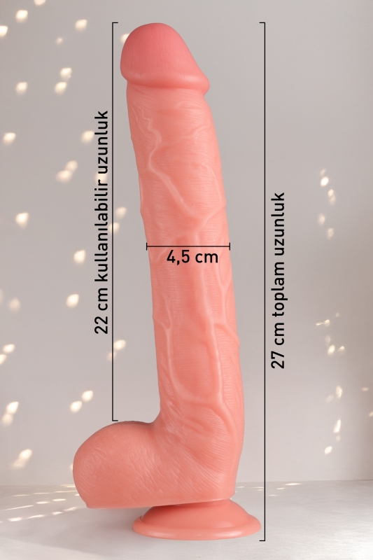 28 cm gerçekçi büyük dev dildo