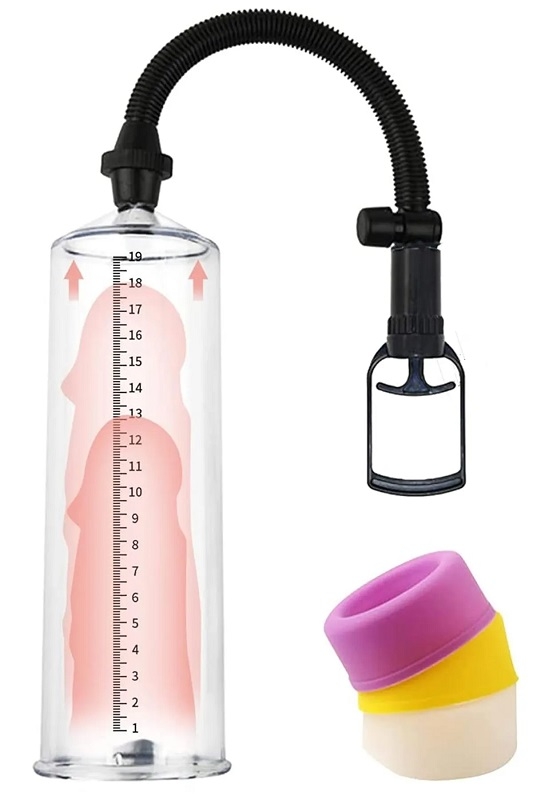 3 Silikon Başlıklı Yeni Nesil Penis Pompası