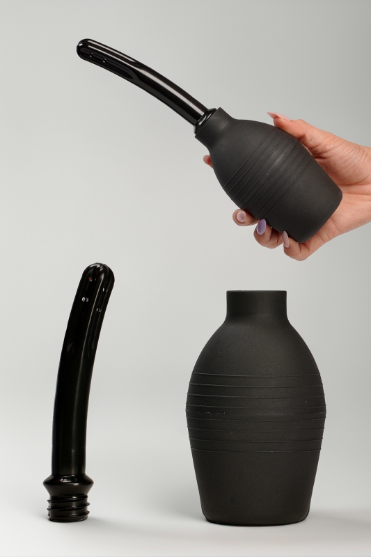 330 ml büyük boy silikon anal temizlik pompası