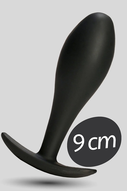 9 cm yüksek kalite silikon anal alıştırıcı plug