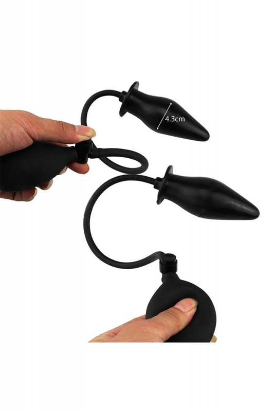 Anal ilişkiye hazırlayıcı şişebilen pompalı anal plug