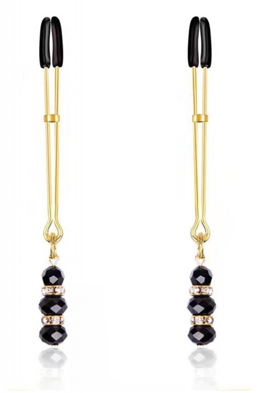 BDSM Mücevherli Göğüs Ucu Kelepçesi