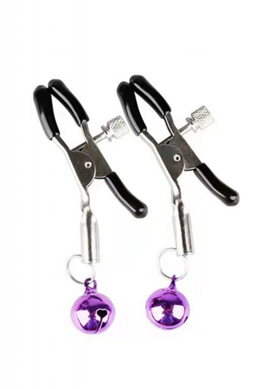 BDSM Zilli Göğüs Ucu Kelepçesi