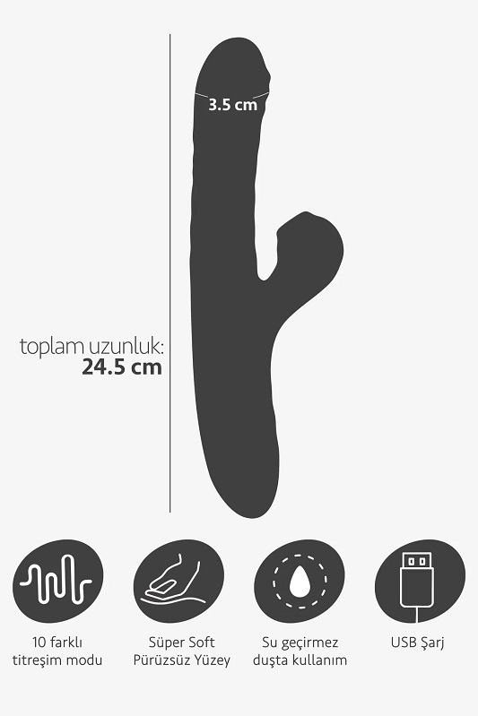 Klitoris emme ve güçlü titreşimli masaj g noktası vibratörü klitoral emen vibrat