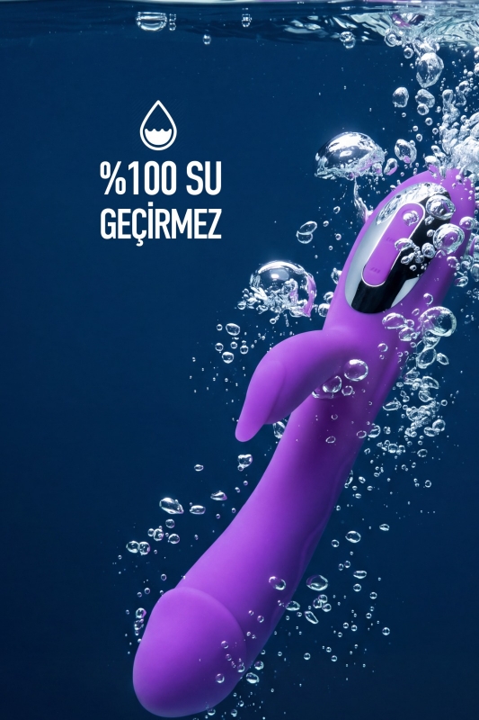 Premium silikon titreşimli tavşan vibratör 10 modlu klitoral ve g nokta uyarıcı