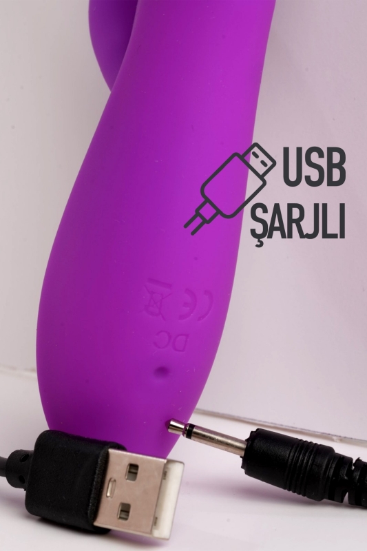 Premium silikon titreşimli tavşan vibratör 10 modlu klitoral ve g nokta uyarıcı