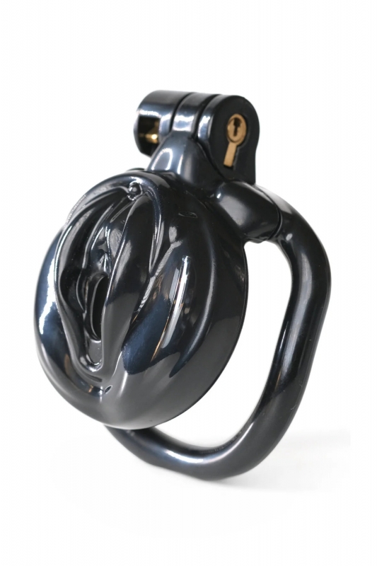 Siyah sissy chastity cage bekaret esaret kafesi fantezi penis kilidi