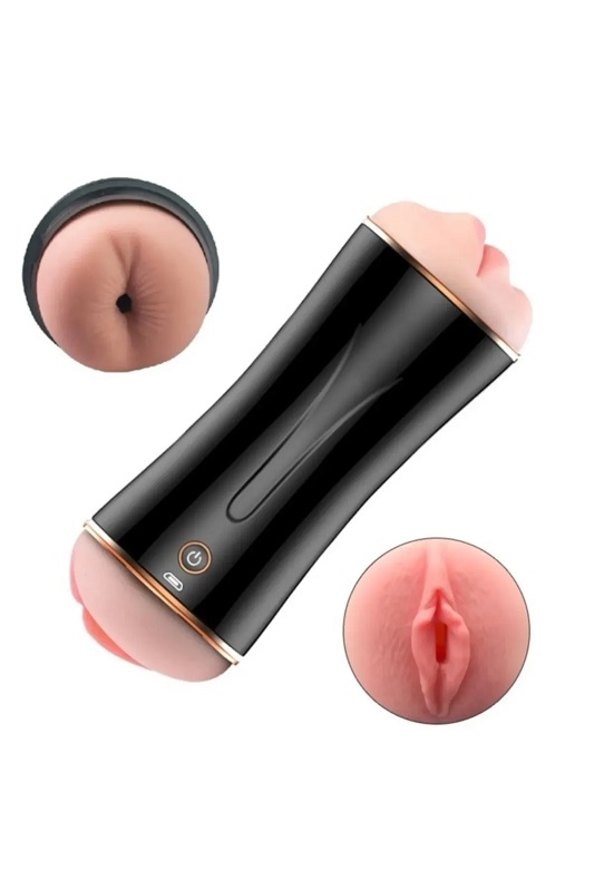 Titreşimli anal ve vajinal çift işlevli usb şarjlı ses ve titreşim fonksiyonlu r