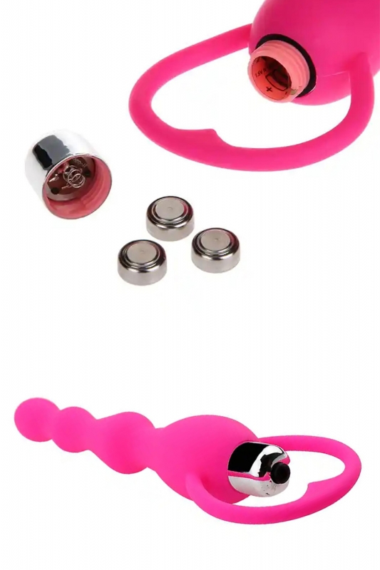 Titreşimli boğumlu anal plug
