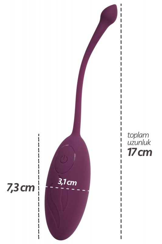 Uzaktan kumandalı kablosuz titreşimli yumurta & egg vibratör 10 modlu